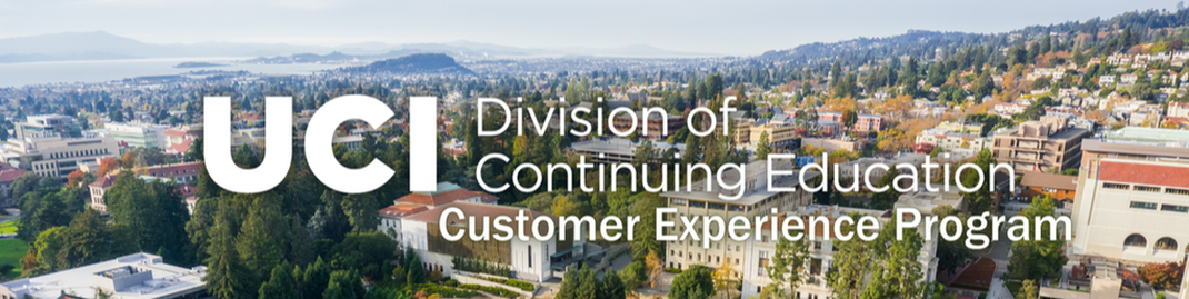 UCI, Division of Continuing Education Customer Experience Program scenery image